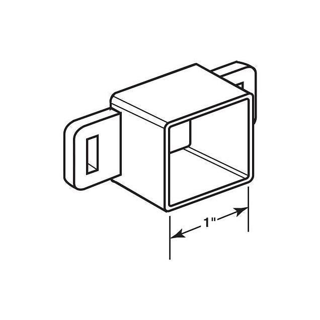 Prime-Line 2-Pack Nylon Drawer Track Back Plate - photo 3