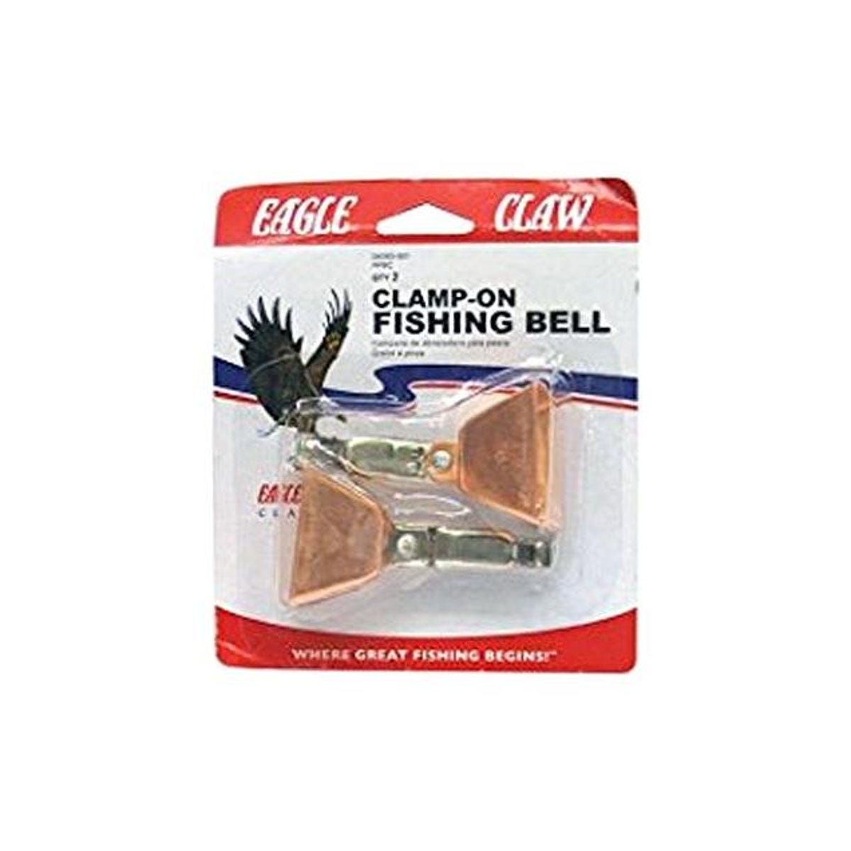 Eagle Claw Copper Clamp-On Fishing Bell (2-Pack)