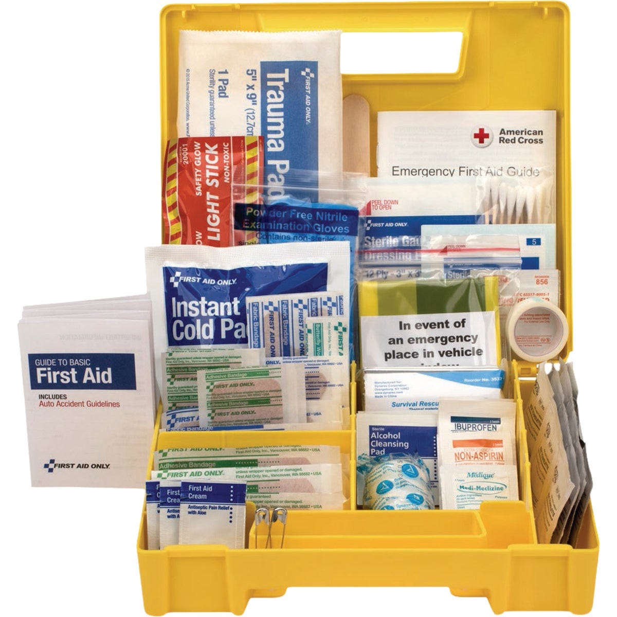 First Aid Only Vehicle First Aid Kit with Plastic Case (138-Piece) - photo 3