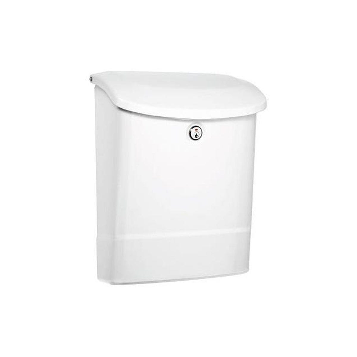 Architectural Mailboxes White Wall-Mount Parkside Mailbox Architectural Mailboxes White Wall-Mount Parkside Mailbox