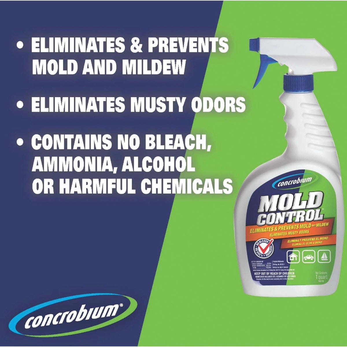 Concrobium Mold Control 1 Gal. Stops & Prevents Mold & Mildew Inhibitor - photo 2 Concrobium Mold Control 1 Gal. Stops & Prevents Mold & Mildew Inhibitor - photo 2