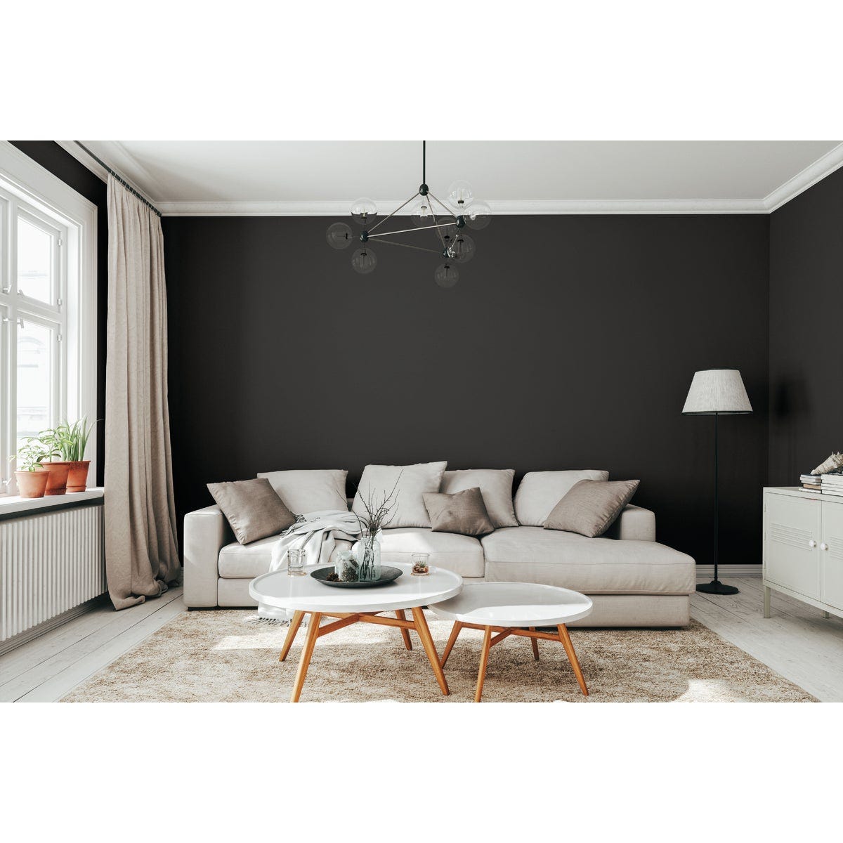 Rust-Oleum Sure Color Flat Black Interior Wall Paint and Primer, Gallon - photo 6 Rust-Oleum Sure Color Flat Black Interior Wall Paint and Primer, Gallon - photo 6