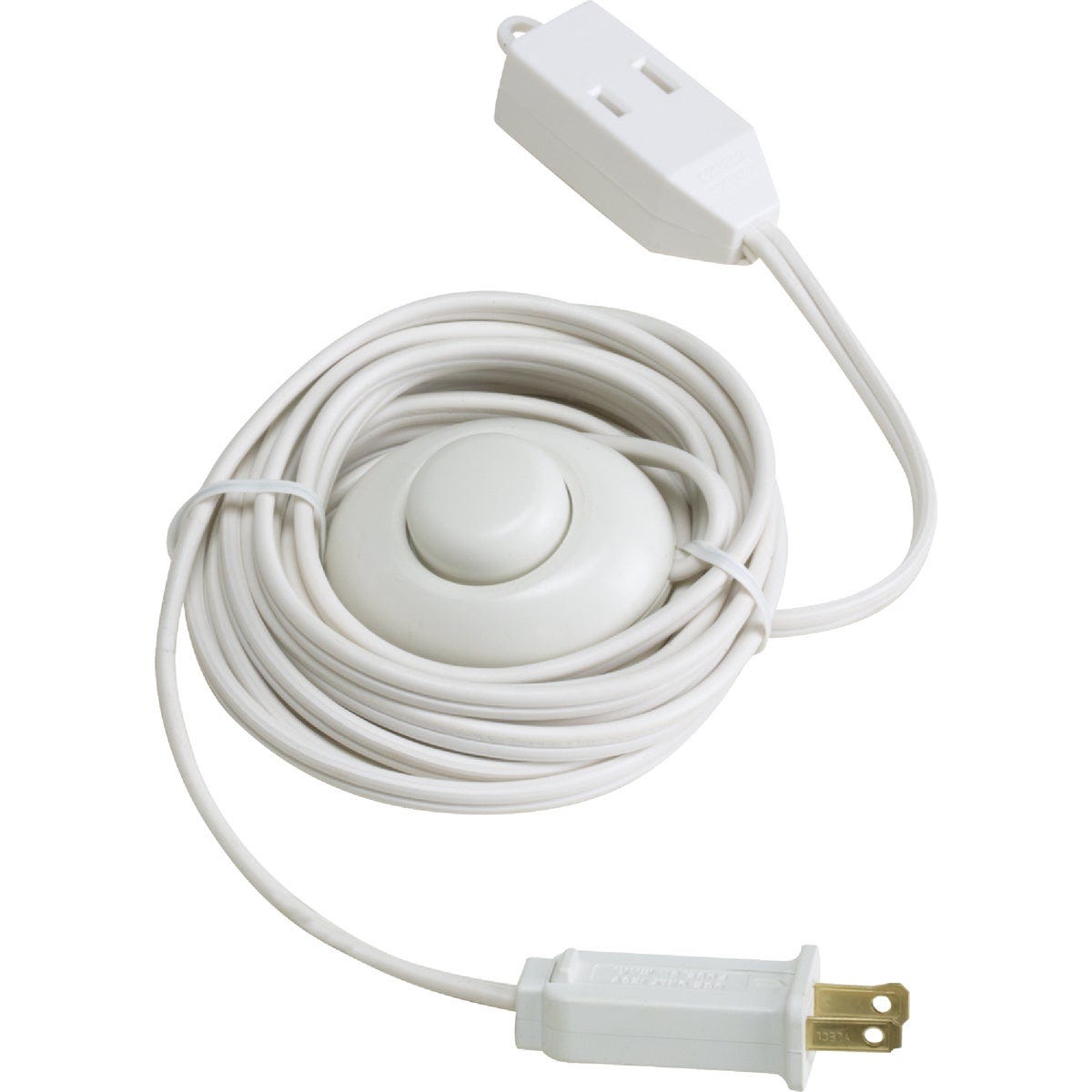 Master Electrician 15 Ft. 18/2 White Extension Cord with Foot Switch - photo 2