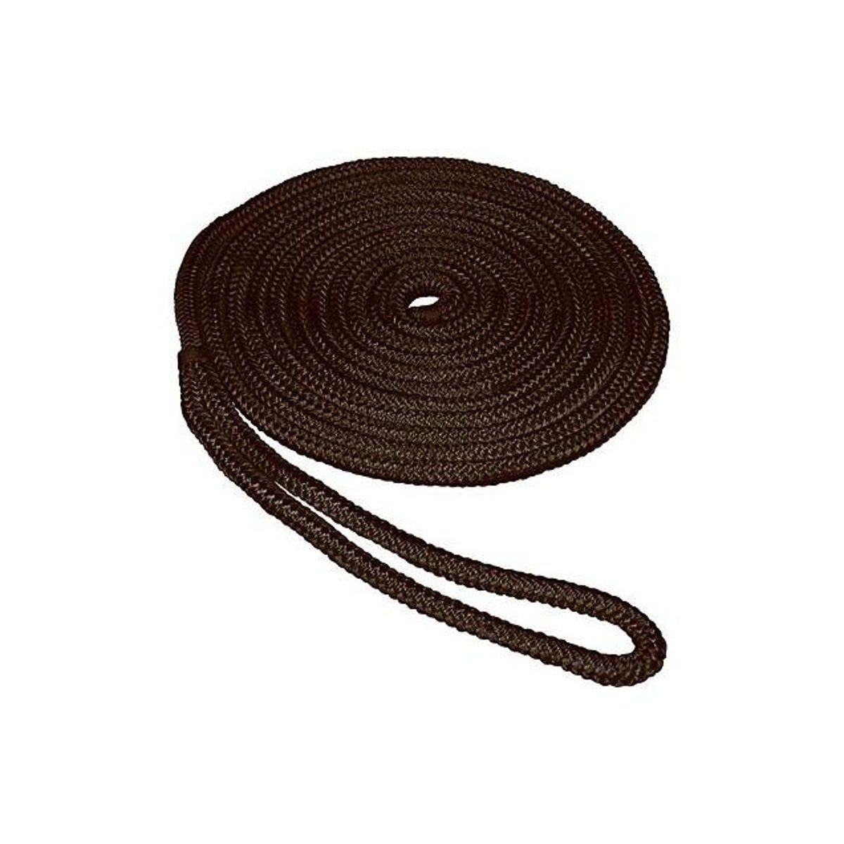 Donovan Marine 3/8 In. x 15 Ft. Black Double Braided Nylon Dockline