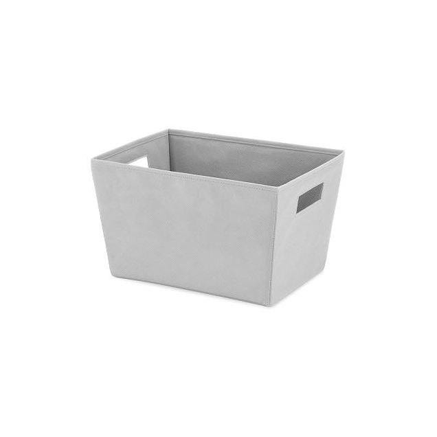 Whitmor Gray Fabric Storage Tote Whitmor Gray Fabric Storage Tote