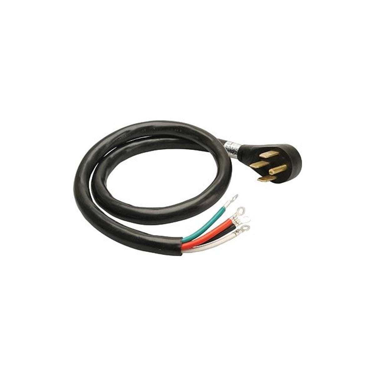 Master Electrician 4 Ft. 6/2 & 8/2 SRDT Black Round Range Cord Master Electrician 4 Ft. 6/2 & 8/2 SRDT Black Round Range Cord