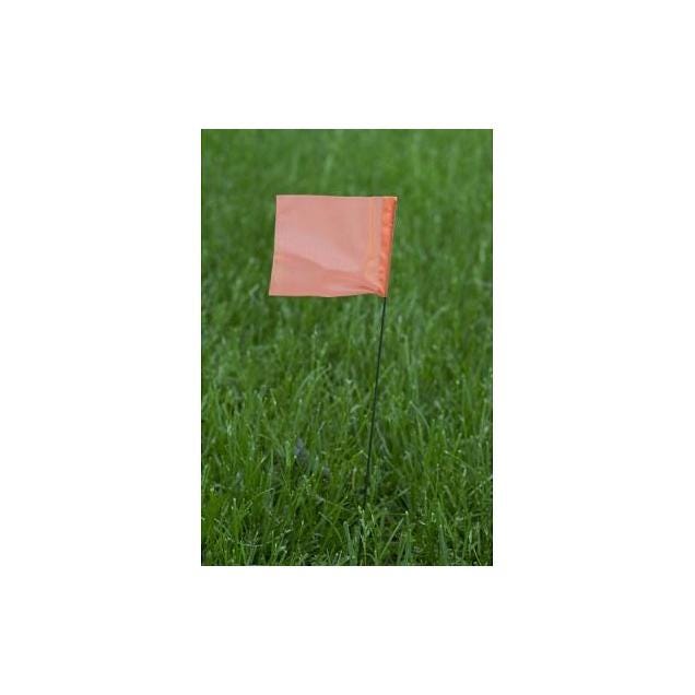 C.H. Hanson 21 In. Stake Glo Orange Marking Stake Flag (100-Pack) - photo 2