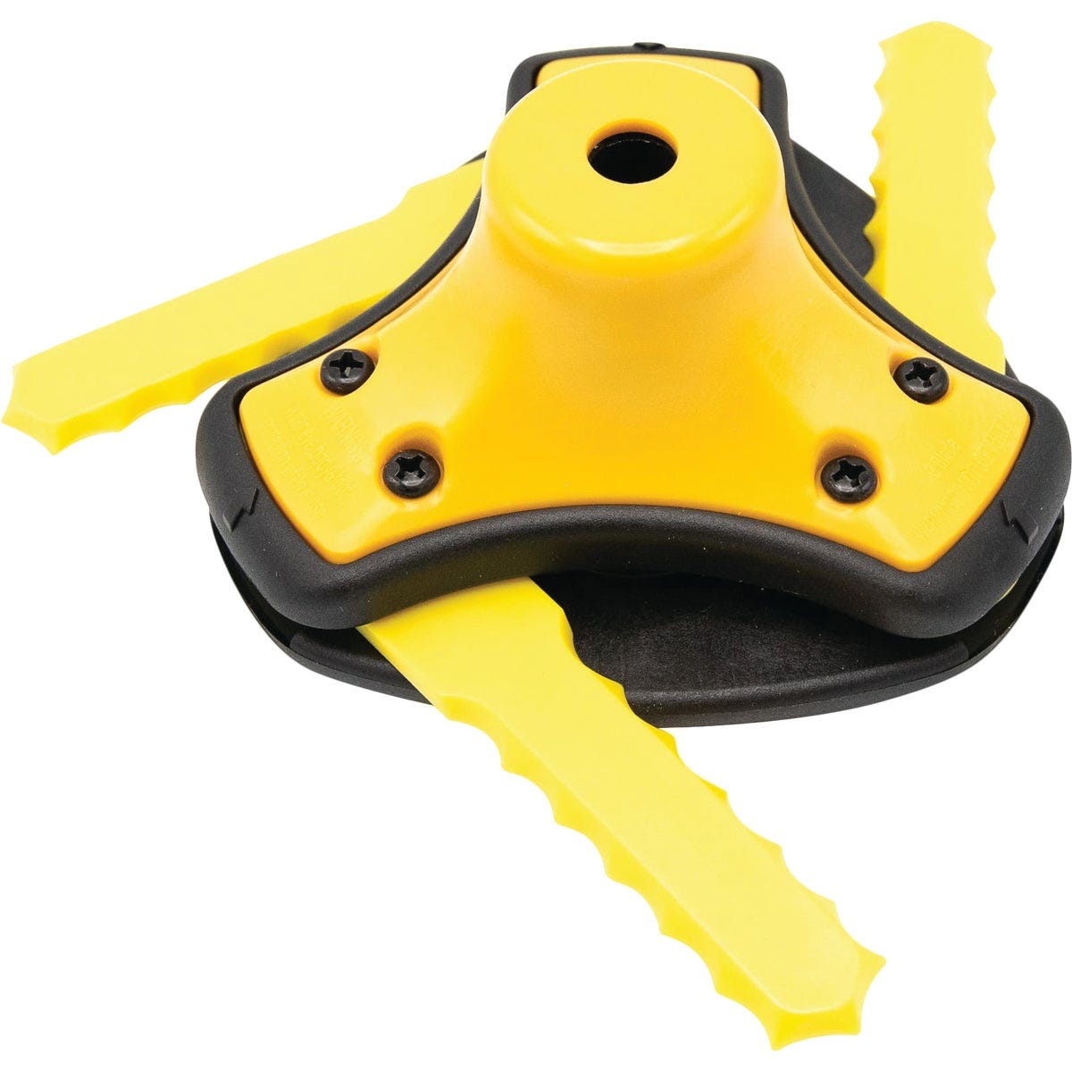 Shakespeare Push-N-Load 3-Blade Fixed Feed Universal Shaft Replacement Trimmer Head Shakespeare Push-N-Load 3-Blade Fixed Feed Universal Shaft Replacement Trimmer Head