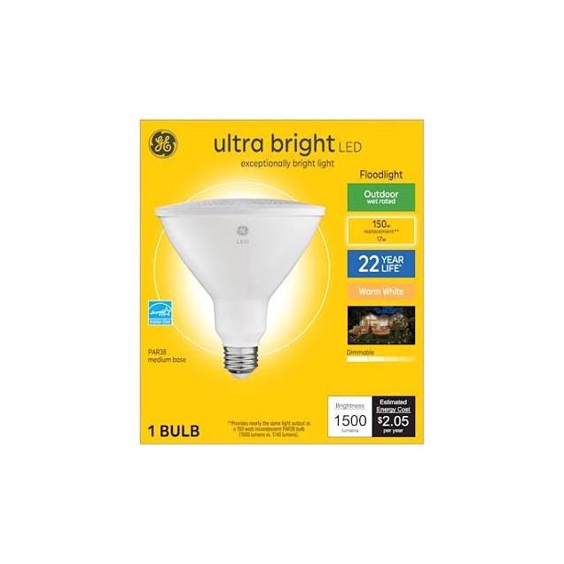 GE 17W Ultra Bright LED Floodlight Bulb | True Value Hardware