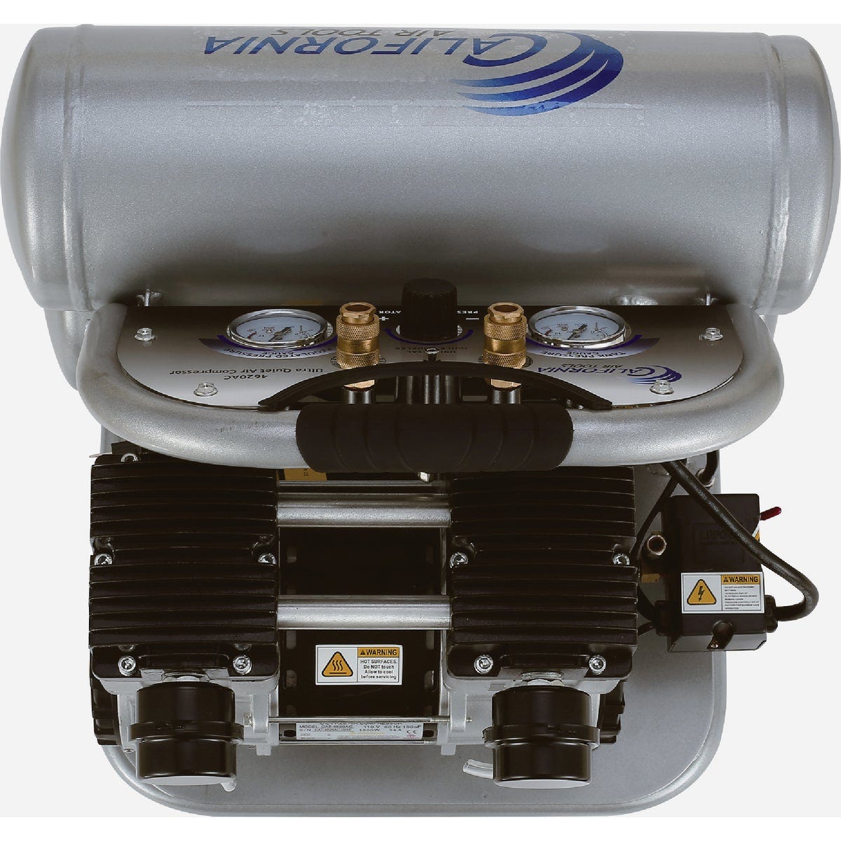 California Air Tools 4 Gal. Ultra Quiet Oil-Free Aluminum Twin Tank Air Compressor - photo 2 California Air Tools 4 Gal. Ultra Quiet Oil-Free Aluminum Twin Tank Air Compressor - photo 2