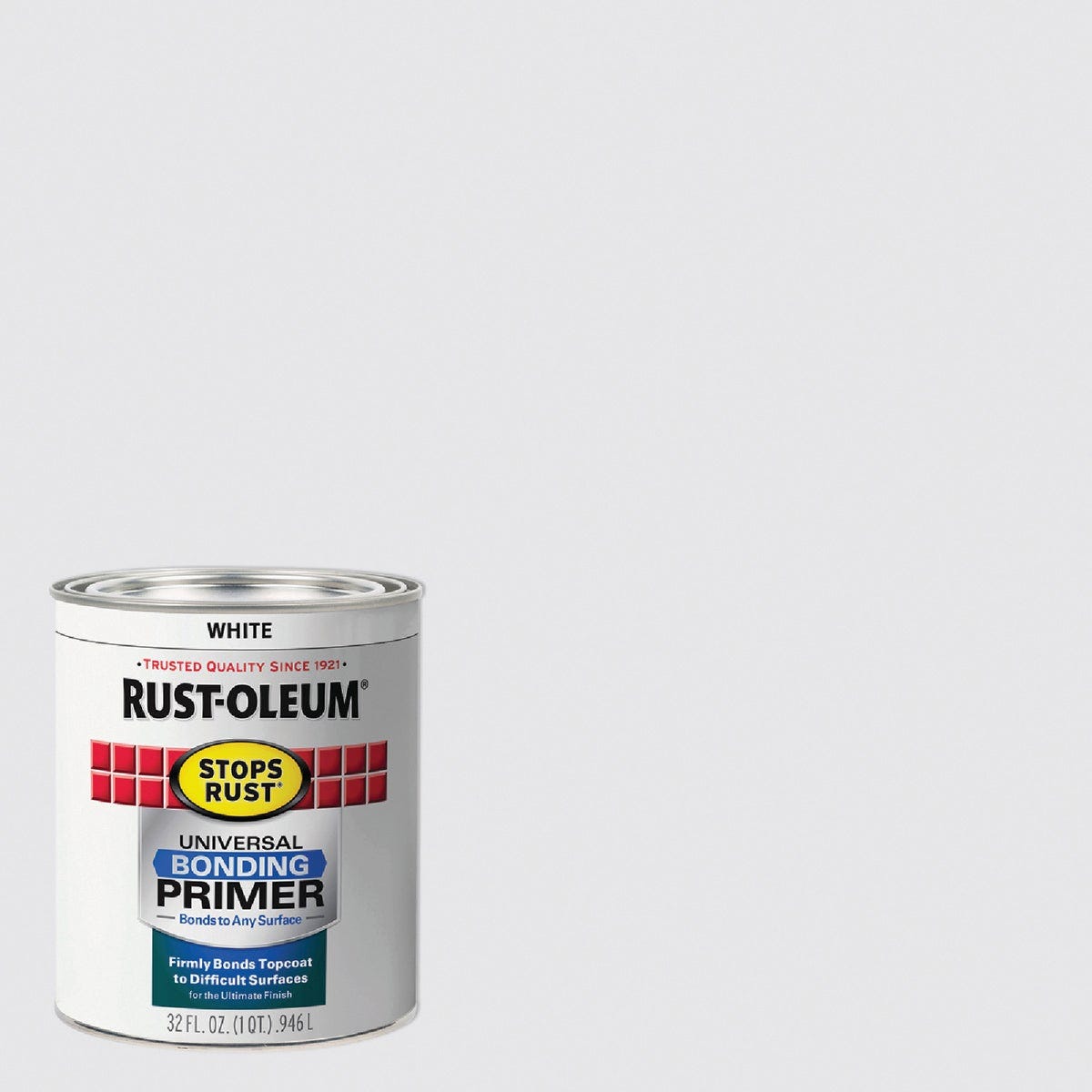Rust-Oleum Stops Rust Flat White 1 Qt. Universal Bonding Primer Rust-Oleum Stops Rust Flat White 1 Qt. Universal Bonding Primer