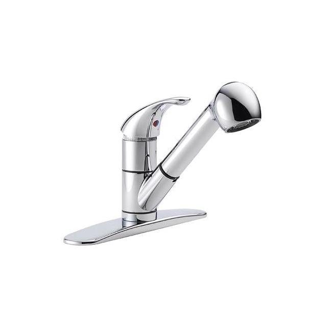 Peerless Chrome Kitchen Faucet With Pull-Out Spray Peerless Chrome Kitchen Faucet With Pull-Out Spray