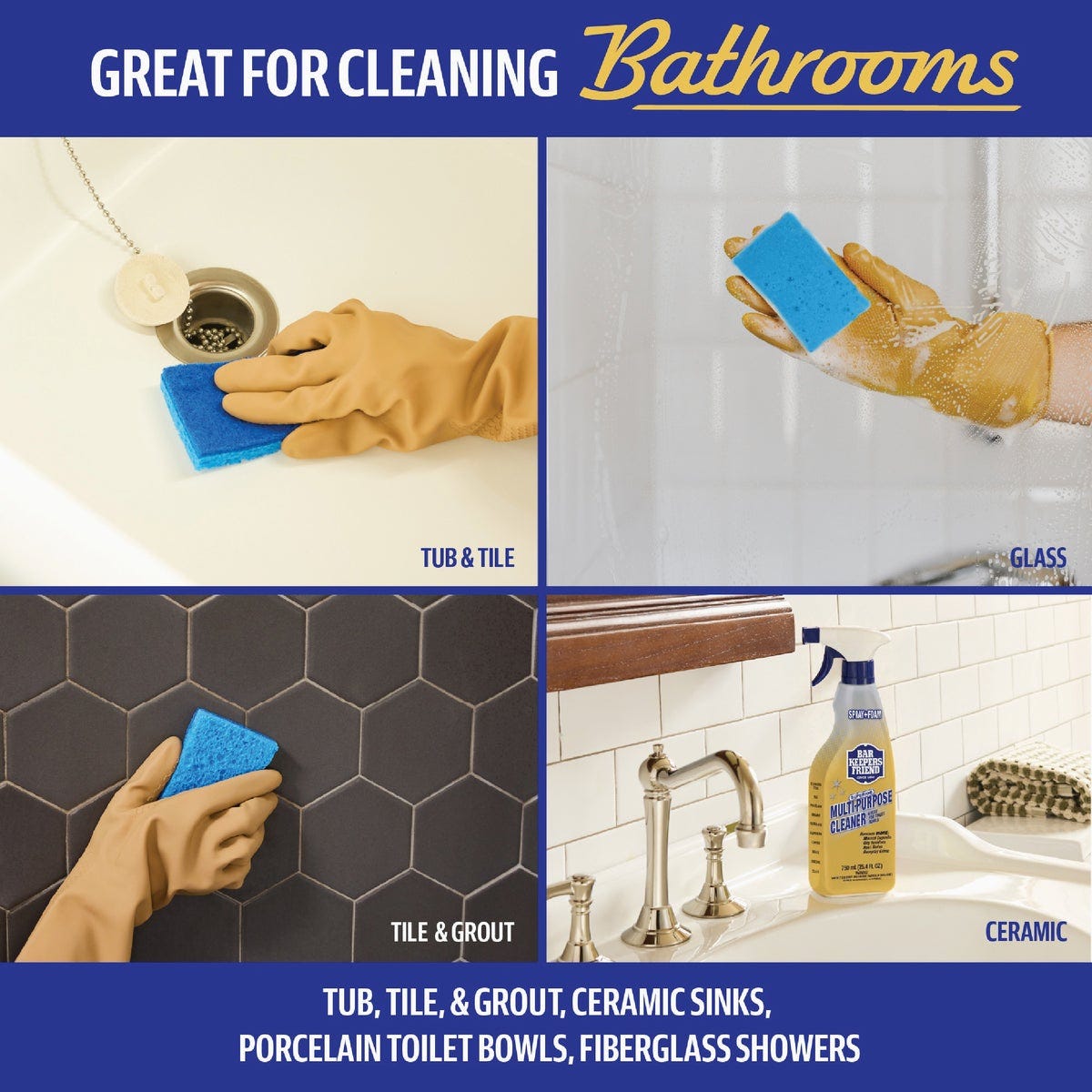 Bar Keepers Friend 25.4 Oz. Spray and Foam Multi-Purpose Cleaner - photo 5