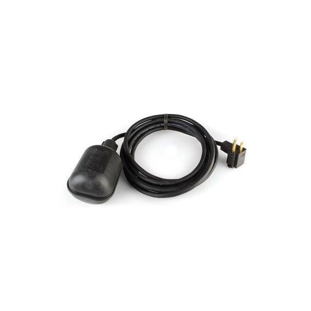 ECO-FLO Tethered Piggyback Replacement Float Switch w/Bypass Plug and Cord