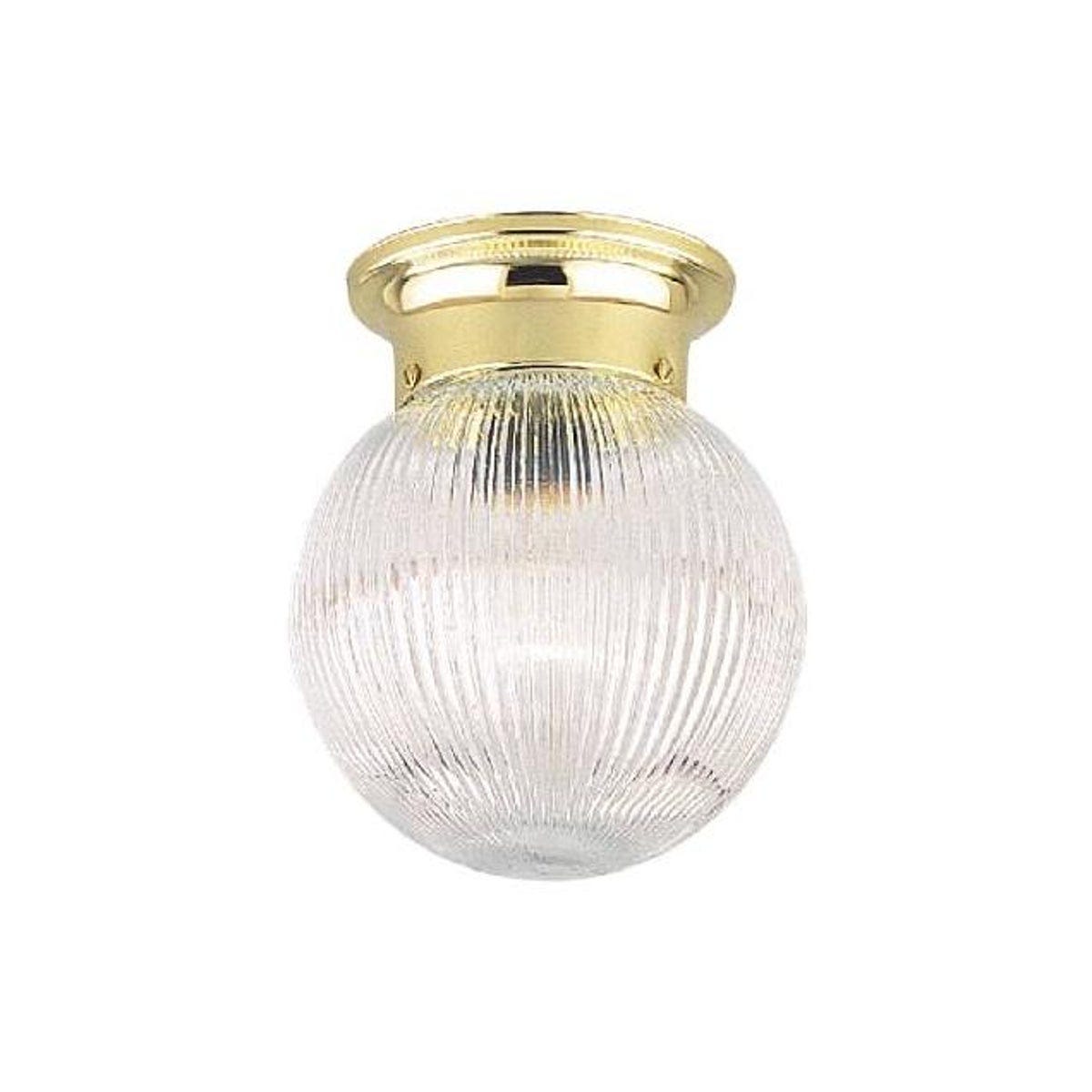 Westinghouse 6 In. Polished Brass Ceiling Fixture Westinghouse 6 In. Polished Brass Ceiling Fixture