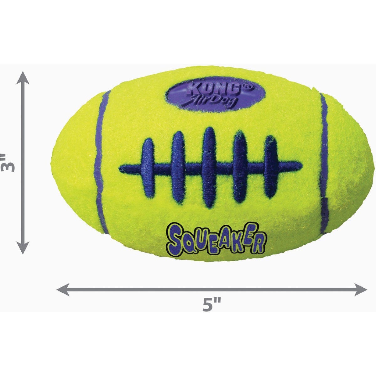 Air Kong Squeaky Medium Football Dog Toy - photo 4