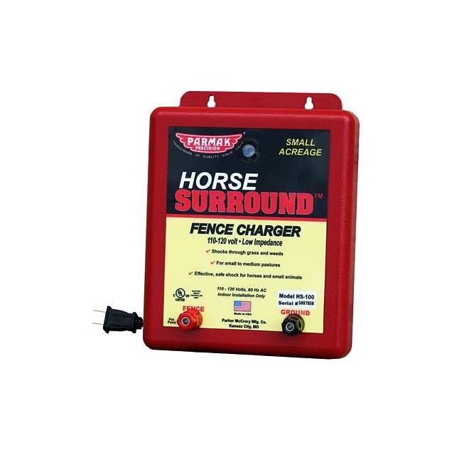 Parmak 110V 5-Mile Low Impedance Horse Surround Electric Fence Charger Parmak 110V 5-Mile Low Impedance Horse Surround Electric Fence Charger