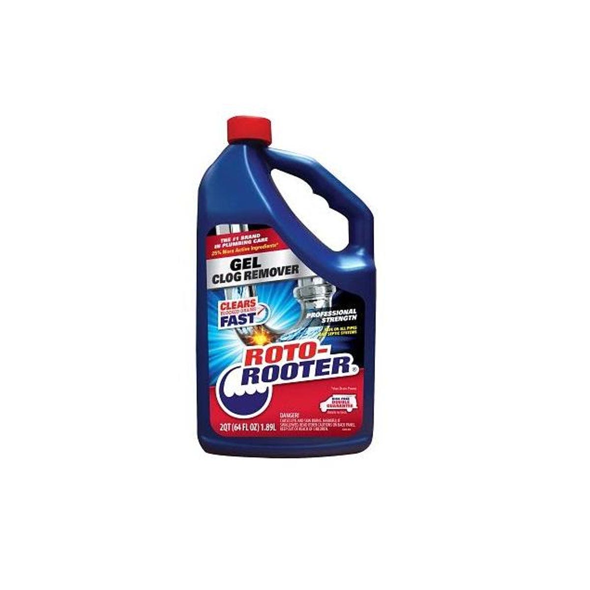 Roto-Rooter 64 Oz. Gel Clog Remover Drain Opener Roto-Rooter 64 Oz. Gel Clog Remover Drain Opener