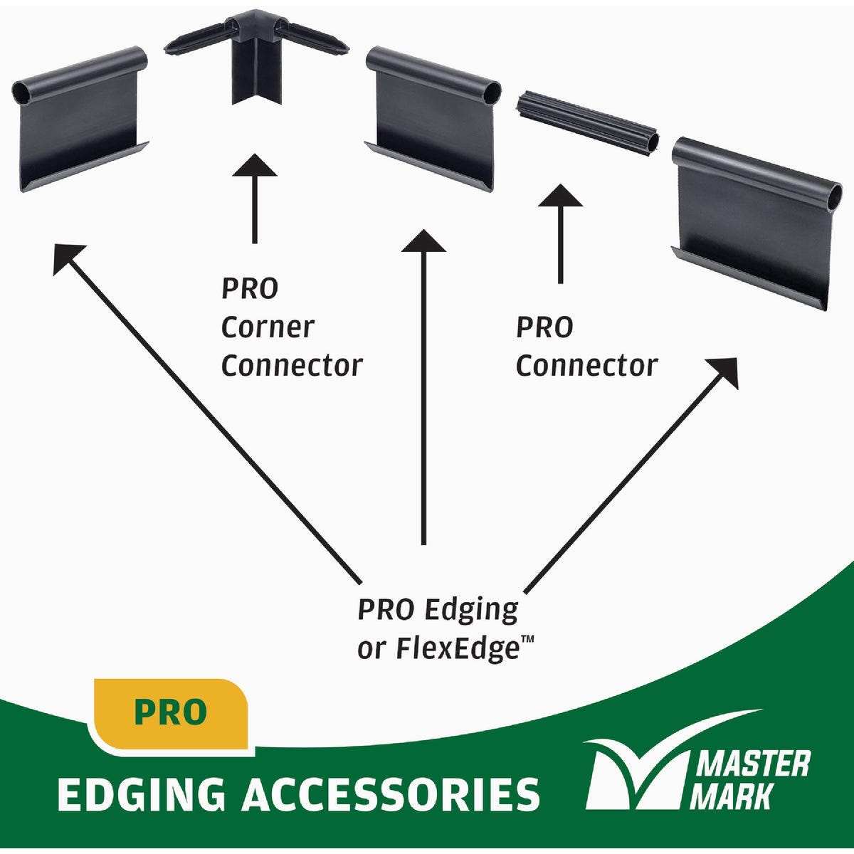 Master Mark Pro 90 Deg. Black Plastic Lawn Edging Coupler - photo 4