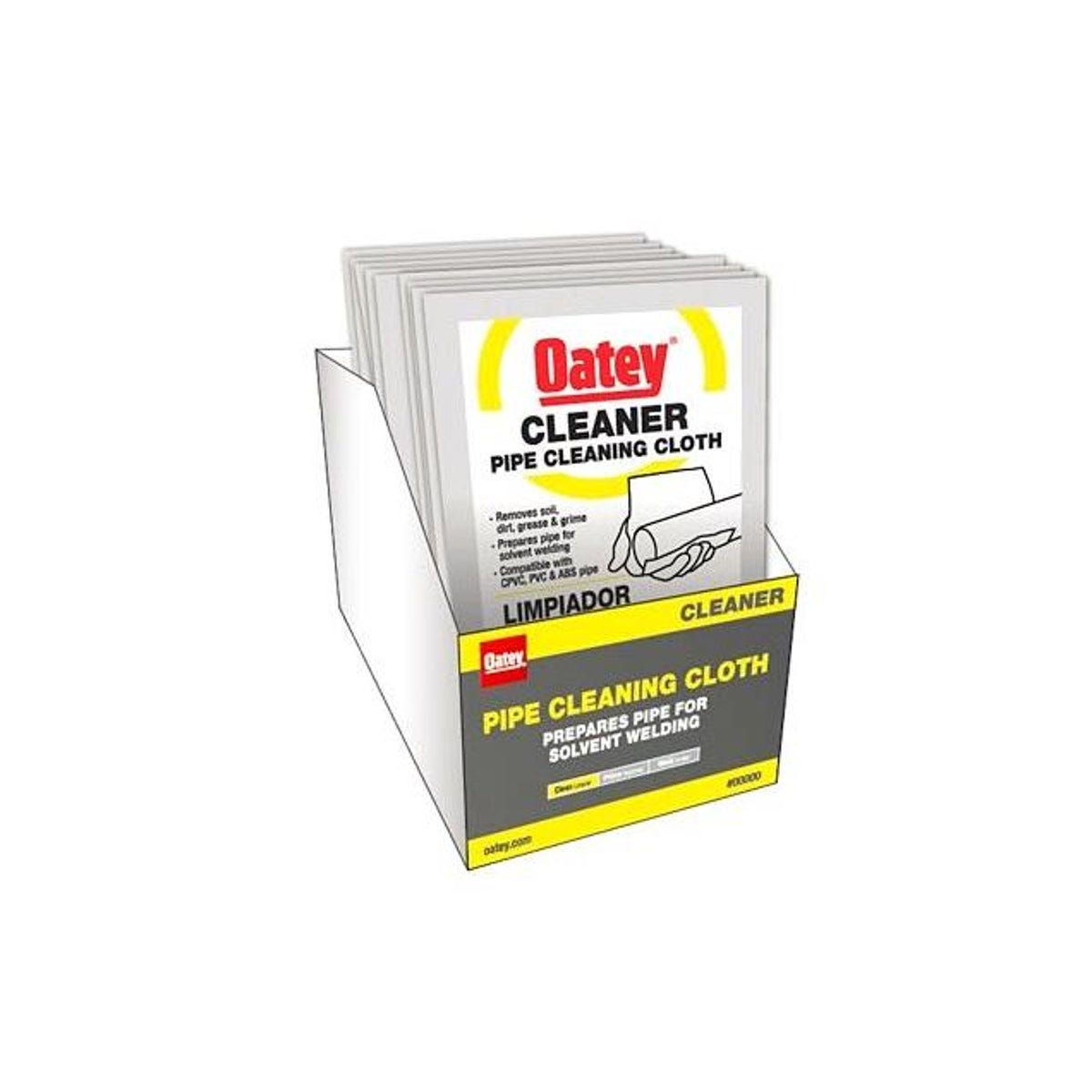 Oatey CPVC PVC ABS Pipe Cleaner Cloth Wipe