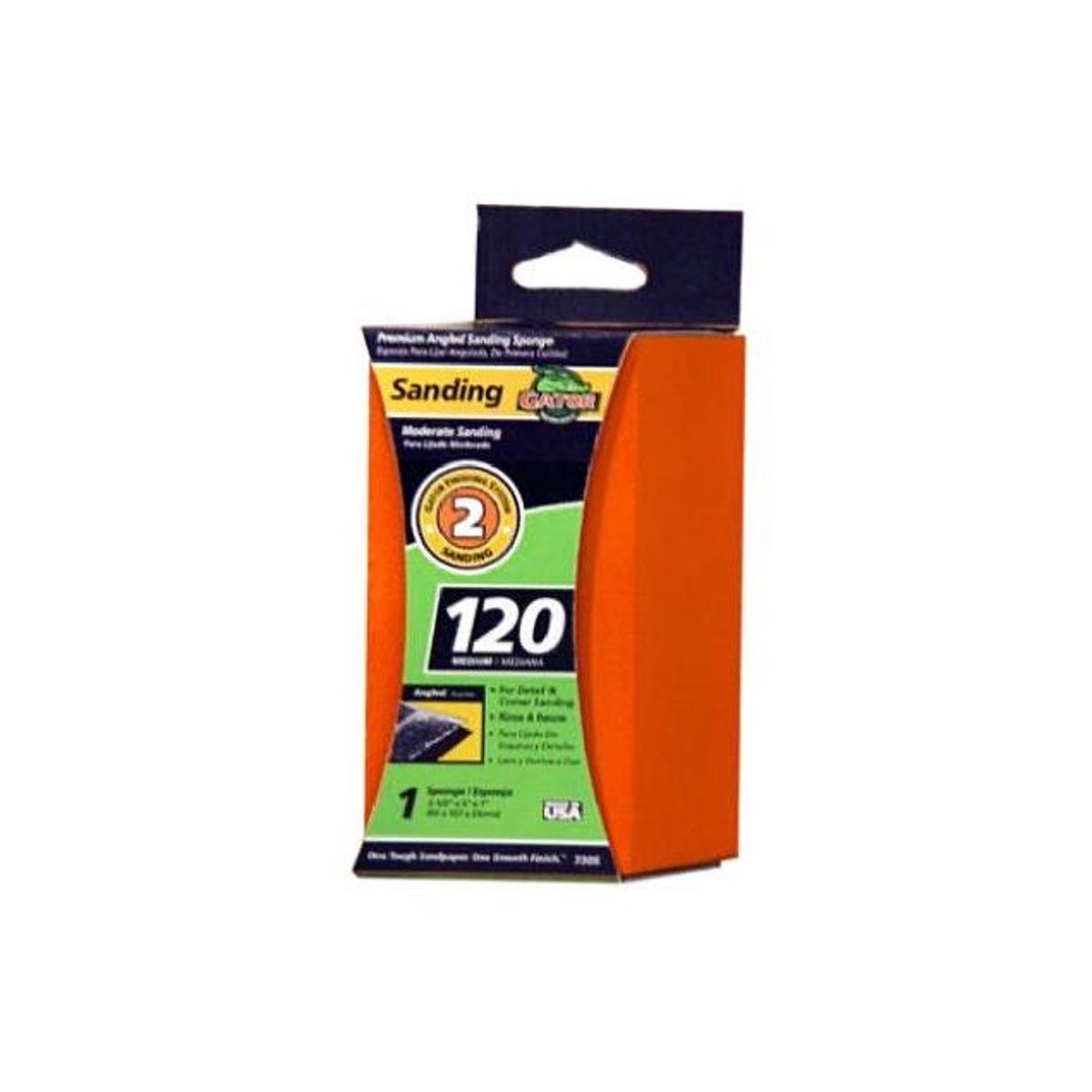 Gator 120-Grit EZ123 Angle Sanding Sponge
