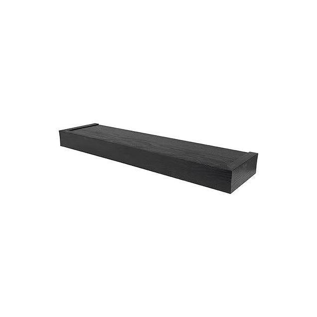 High & Mighty 24 In. Black Modern Design Floating Shelf High & Mighty 24 In. Black Modern Design Floating Shelf