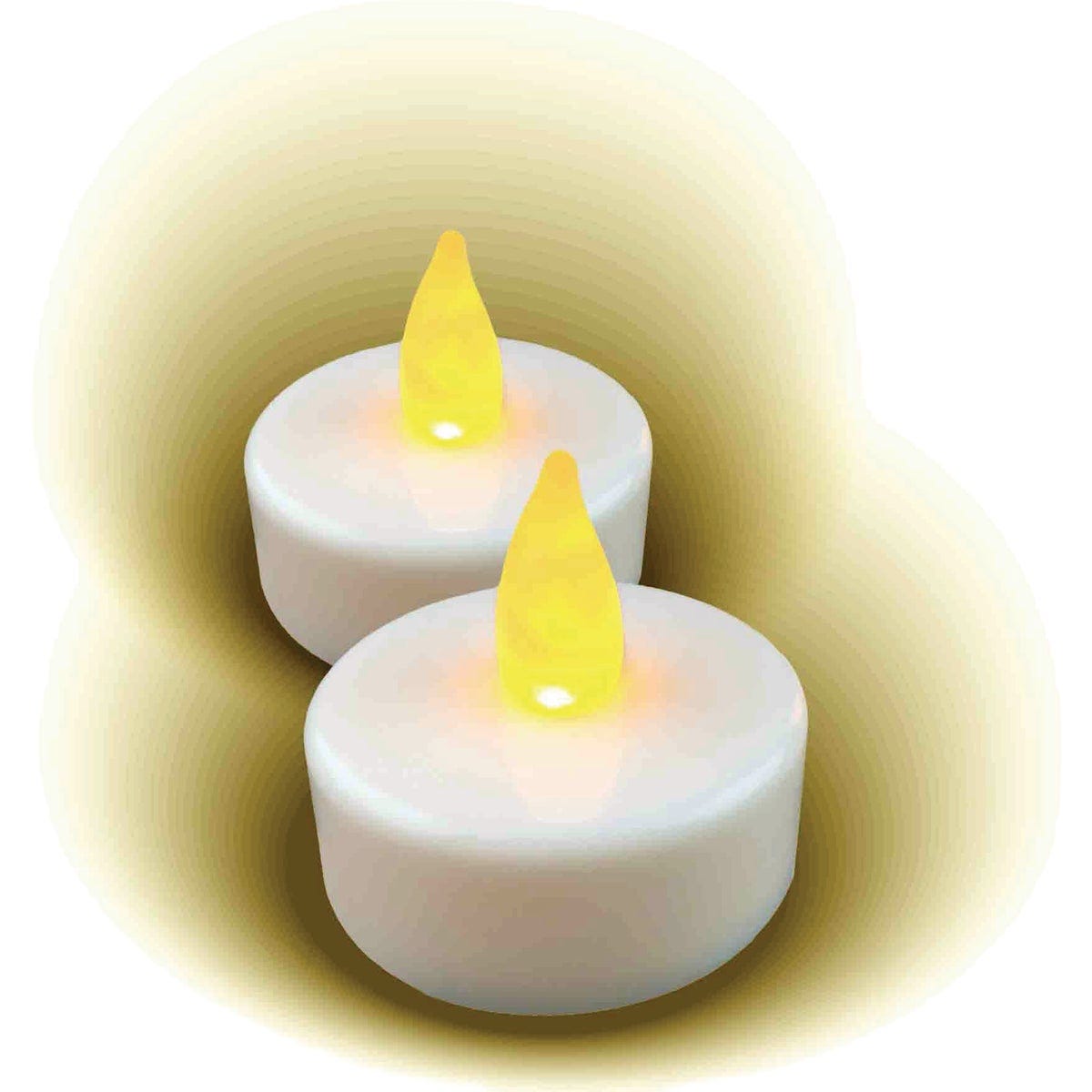 Magic Every Season LED Flicker Flame Effect Plastic Tea Light Candle (2-Pack) - photo 3 Magic Every Season LED Flicker Flame Effect Plastic Tea Light Candle (2-Pack) - photo 3
