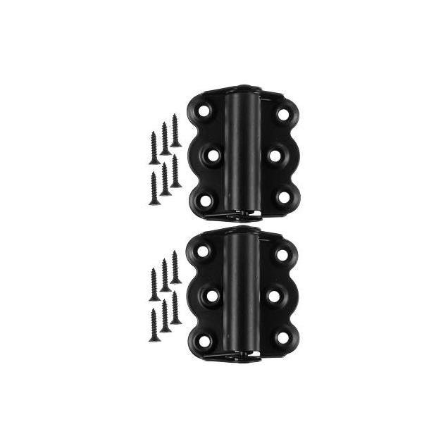 Wright Products 2-Pack 2-3/4 In. Black Self-Closing Storm Door Hinges