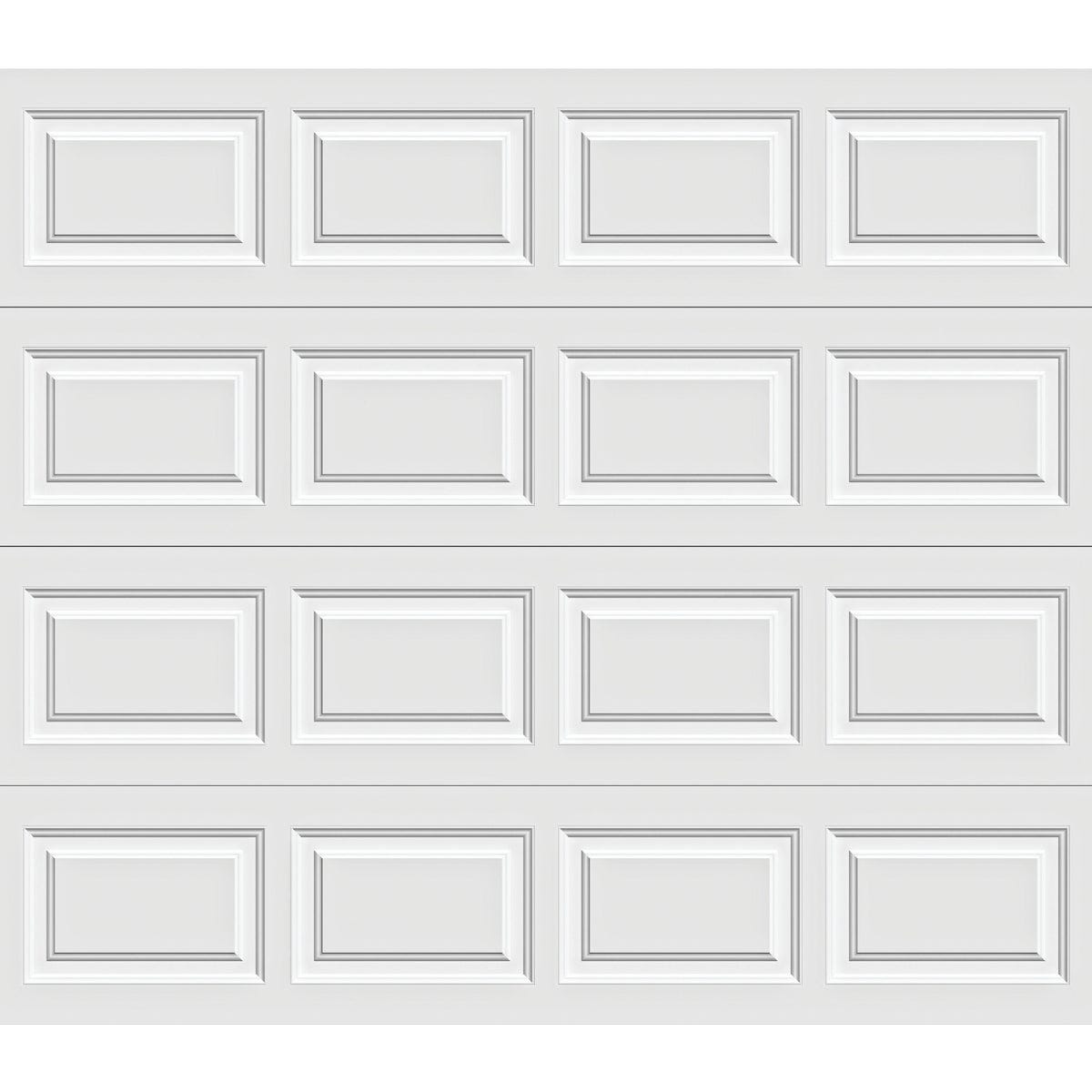 Holmes Gold Series 8 Ft. W x 7 Ft. H White Insulated Steel Garage Door w/Extension Springs