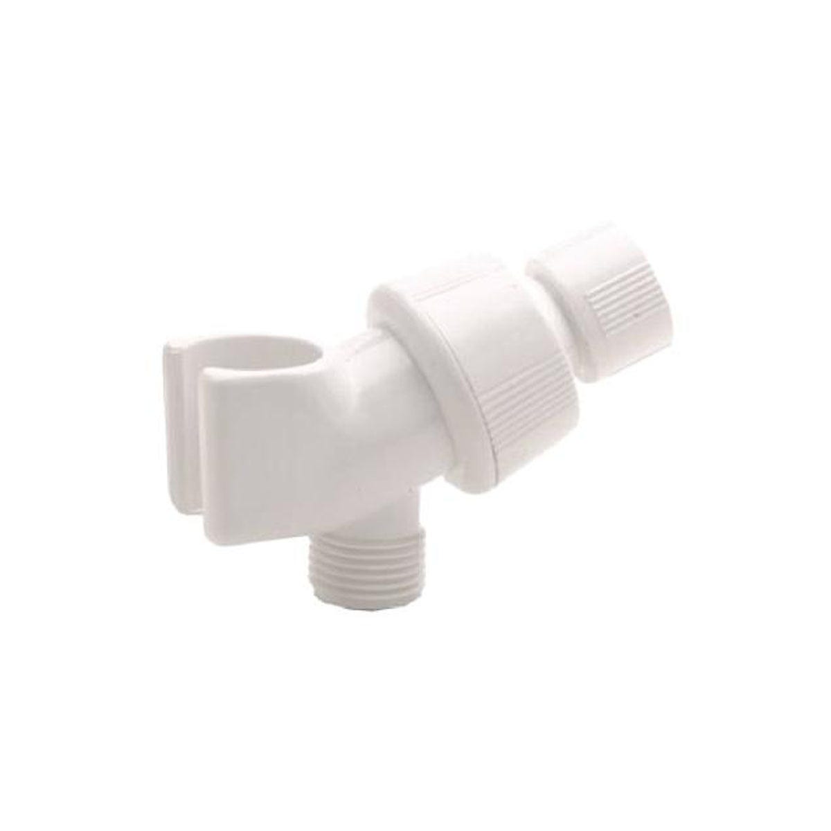 Master Plumber White Replacement Shower Arm Mount
