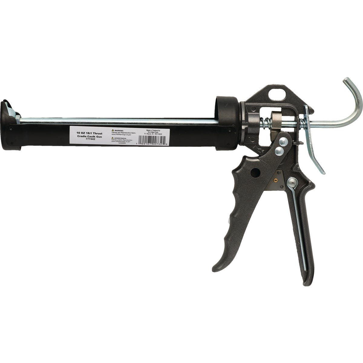 10 Oz. 18:1 Thrust Skeleton Smooth Rod Caulk Gun - photo 3 10 Oz. 18:1 Thrust Skeleton Smooth Rod Caulk Gun - photo 3