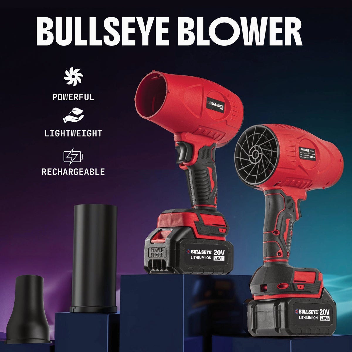 Bullseye 20V Cordless Blower with Charger - photo 3 Bullseye 20V Cordless Blower with Charger - photo 3
