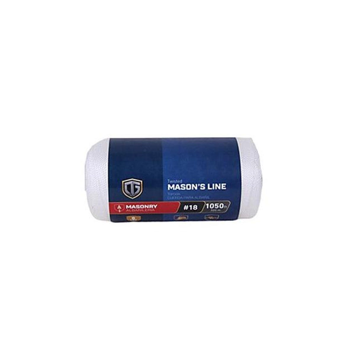 Richelieu #18 x 1050 Ft. White Nylon Mason Line Twine Richelieu #18 x 1050 Ft. White Nylon Mason Line Twine