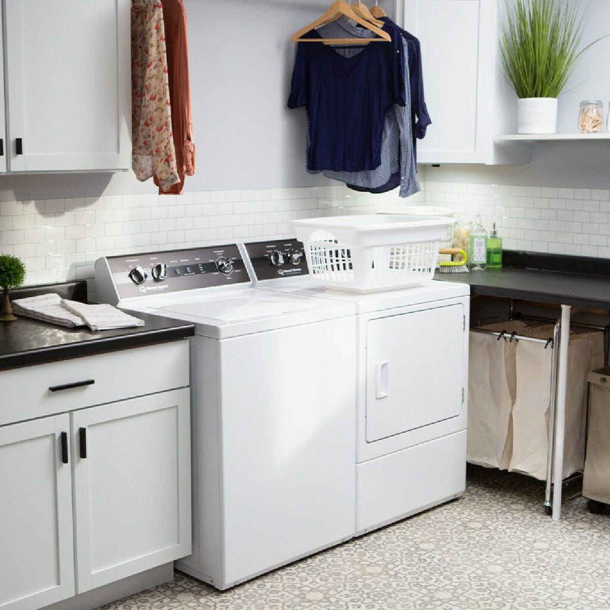 Speed Queen DR5 7.0 Cu. Ft. Sanitizing Gas Dryer with Steam & Over-Dry Protection, White - photo 5