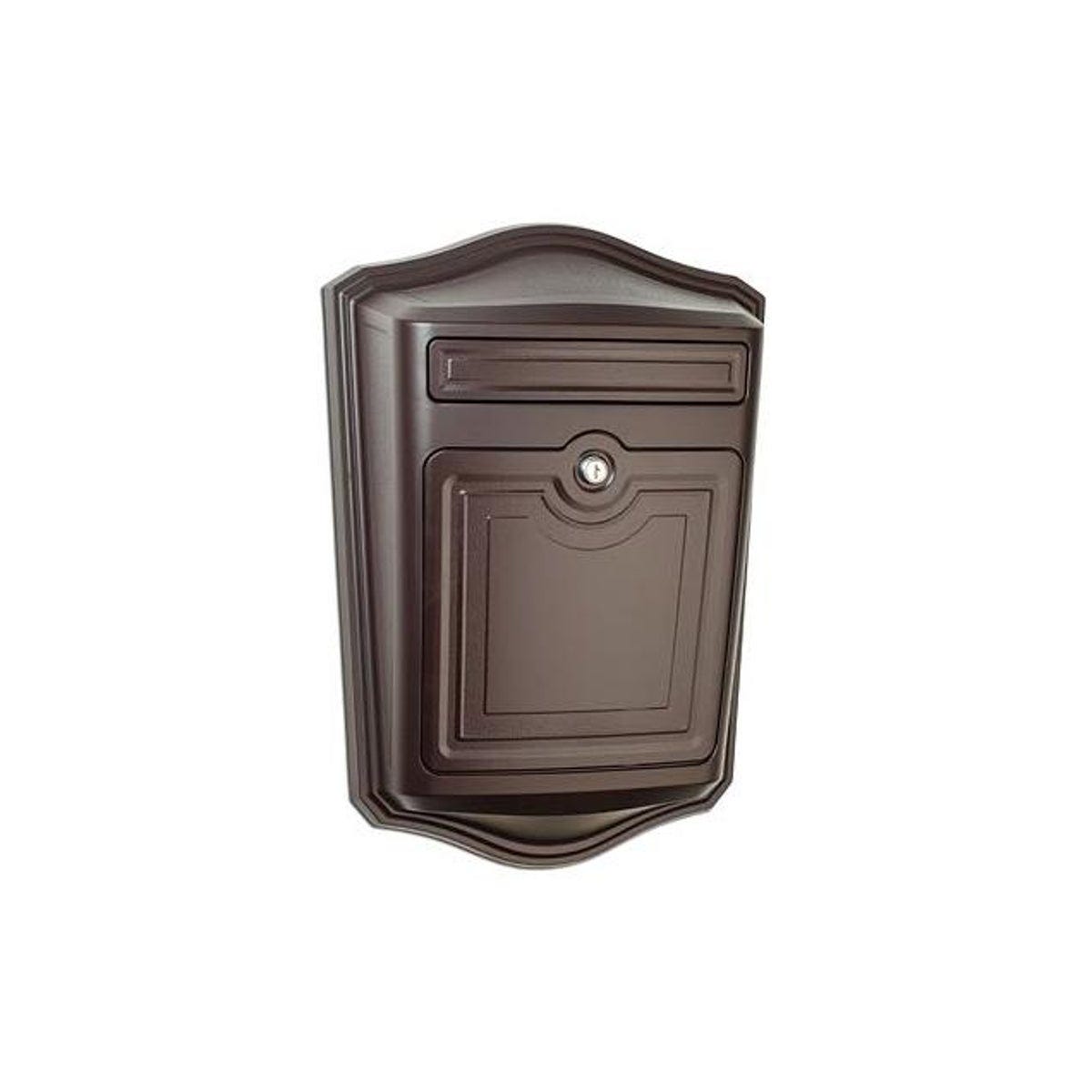 Architectural Mailboxes Rubbed Bronze Wall-Mount Maison Mailbox Architectural Mailboxes Rubbed Bronze Wall-Mount Maison Mailbox