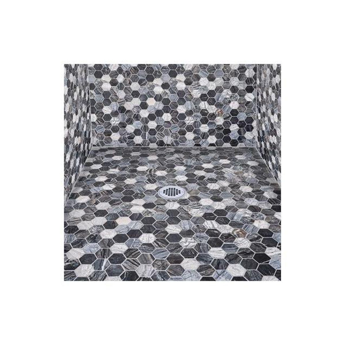 Oatey 2 In. x 3 In. Round Ceramic Shower Stall Drain - photo 3