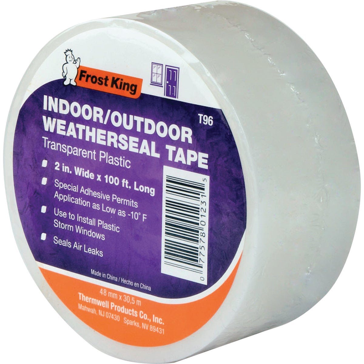 Frost King 1-7/8 In. x 100 Ft. Clear Weatherseal Tape - photo 2