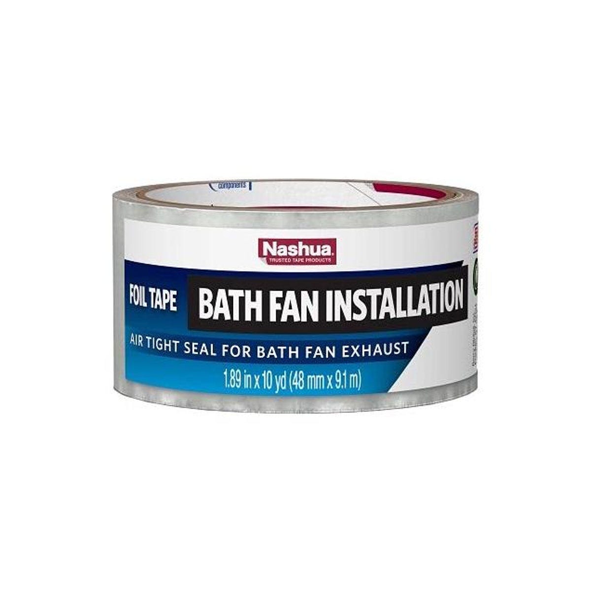 Nashua 1.89 In. x 10 Yd. Bath Fan Installation Foil Tape Nashua 1.89 In. x 10 Yd. Bath Fan Installation Foil Tape