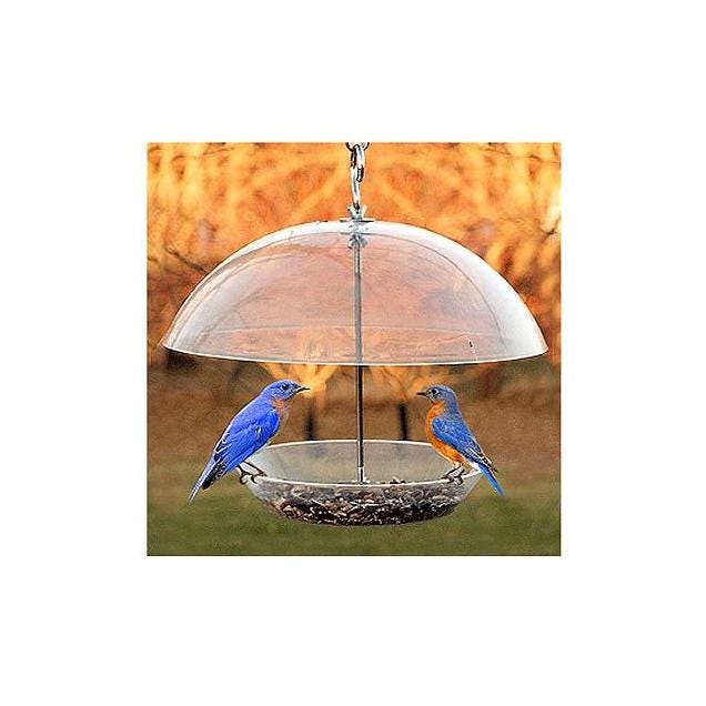 Audubon Polycarbonate Dome Top Seed & Bluebird Feeder