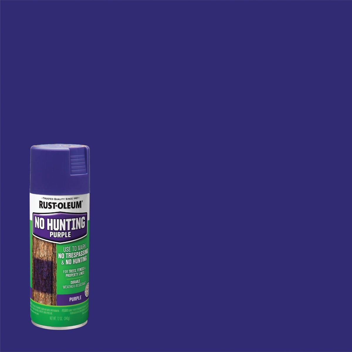 Rust-Oleum No Hunting Purple 12 Oz. Flat Spray Paint, Purple Rust-Oleum No Hunting Purple 12 Oz. Flat Spray Paint, Purple