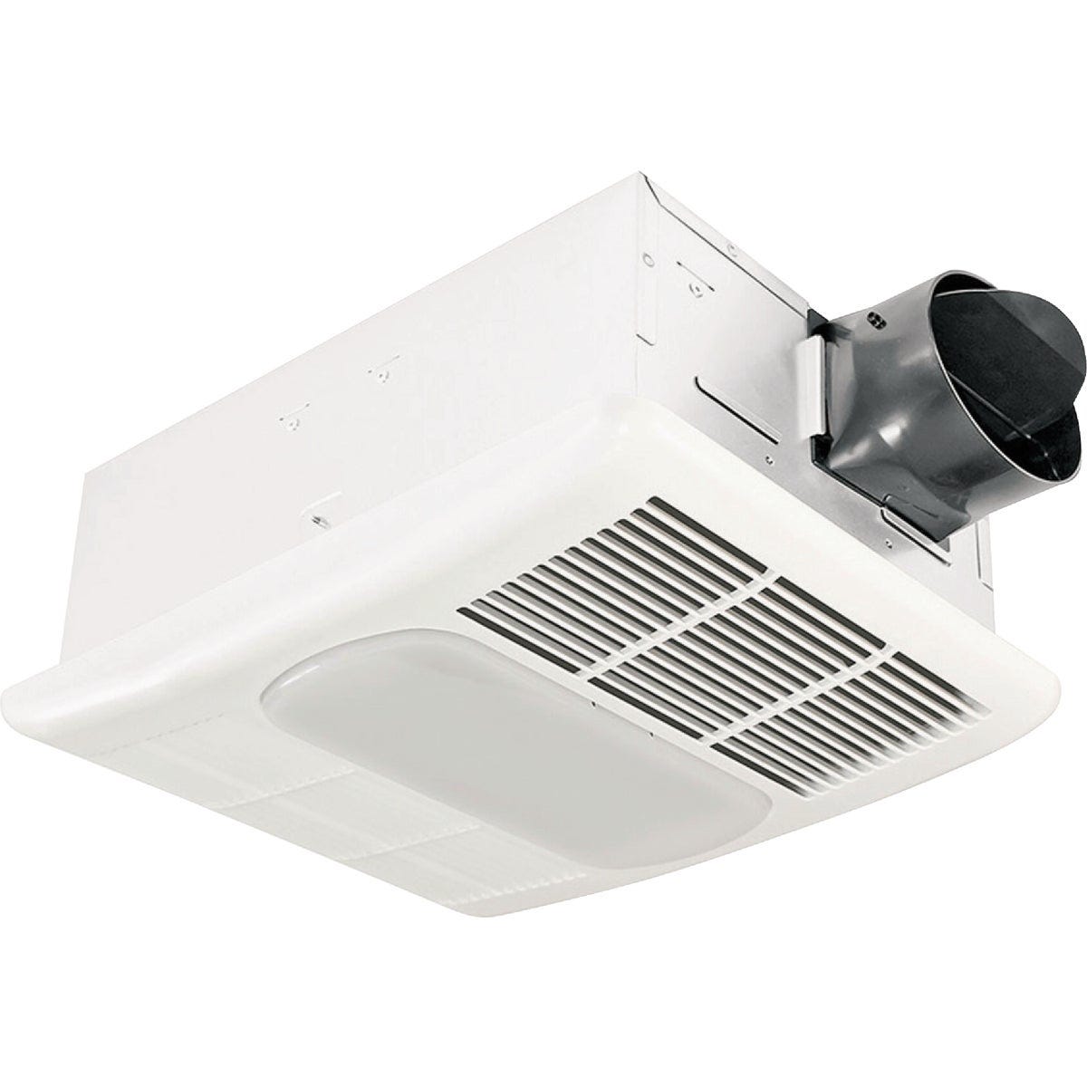 Delta 80 CFM 1.5 Sone Bathroom Exhaust Fan with Heater & Light Delta 80 CFM 1.5 Sone Bathroom Exhaust Fan with Heater & Light