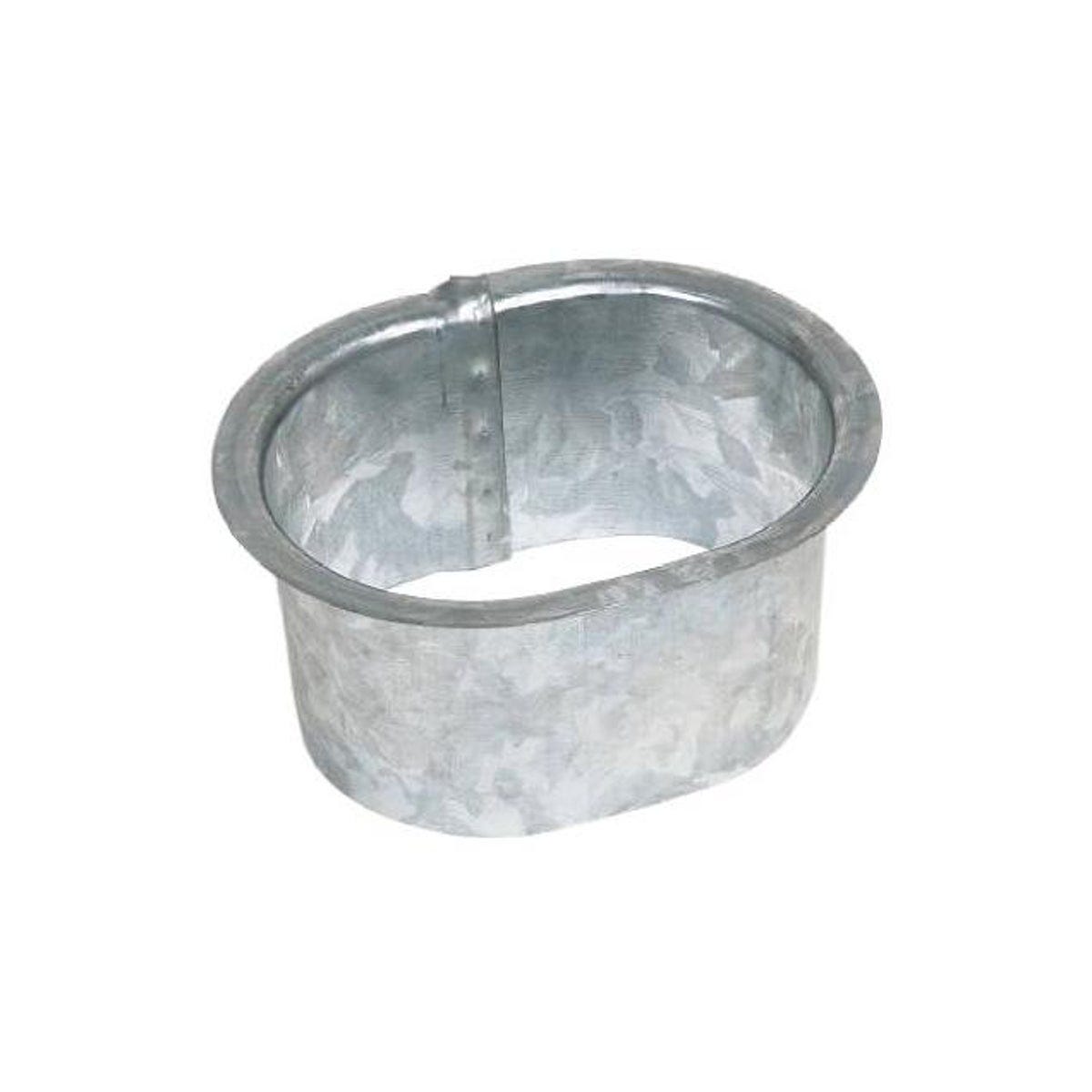 Amerimax 2 In. x 3 In. Galvanized Steel Gutter Drop Outlet