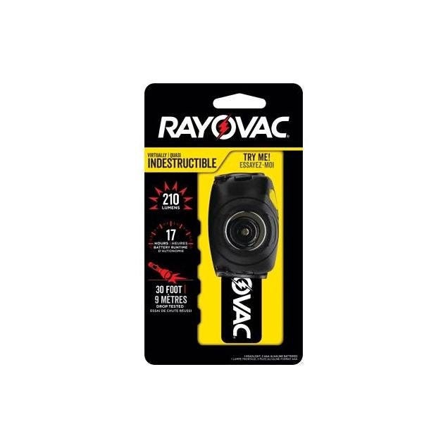 Rayovac LED Virtually Indestructible High Powered Headlight Rayovac LED Virtually Indestructible High Powered Headlight
