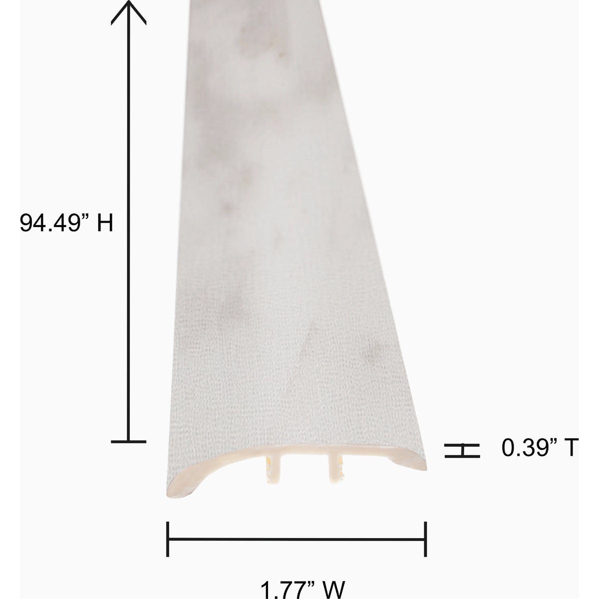 Shaw Paragon Tile Plus Oyster 1-3/4 In. x 94 In. Multipurpose Reducer Floor Transition - photo 2