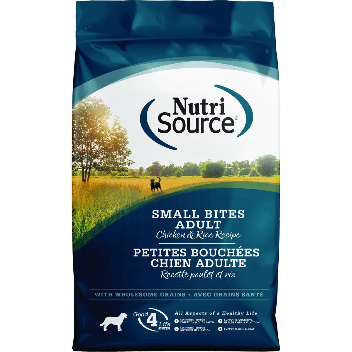 NutriSource 12 Lb. Small Bites Chicken & Rice Recipe Dog Food NutriSource 12 Lb. Small Bites Chicken & Rice Recipe Dog Food