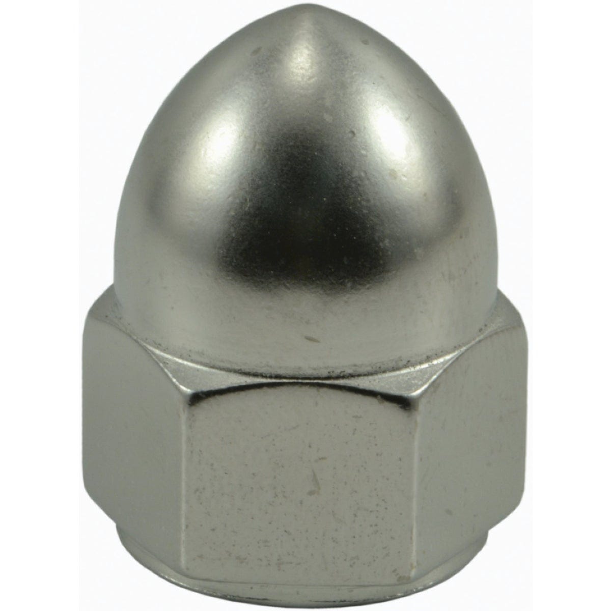Midwest Fastener 1/2 In.-13 Polished 18-8 Stainless Steel Coarse Thread Acorn Cap Nuts (3 Ct.) - photo 2