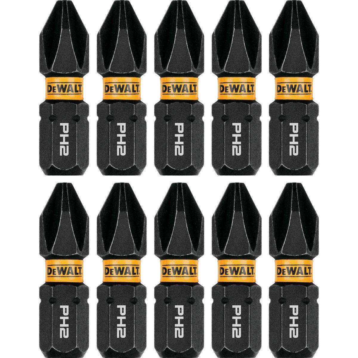 Dewalt Elite Series 1/4 In. x 1 In. Phillips Impact Driver Bit Set (10-Piece) Dewalt Elite Series 1/4 In. x 1 In. Phillips Impact Driver Bit Set (10-Piece)