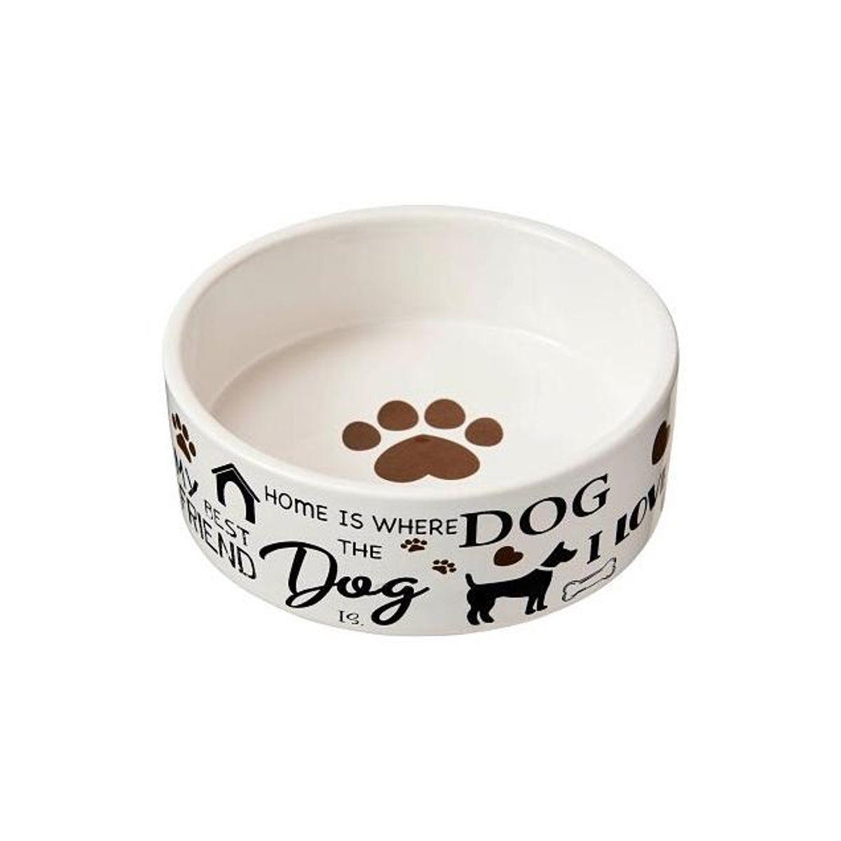 Ethical Pet 5 In. I Love Dogs Dog Dish