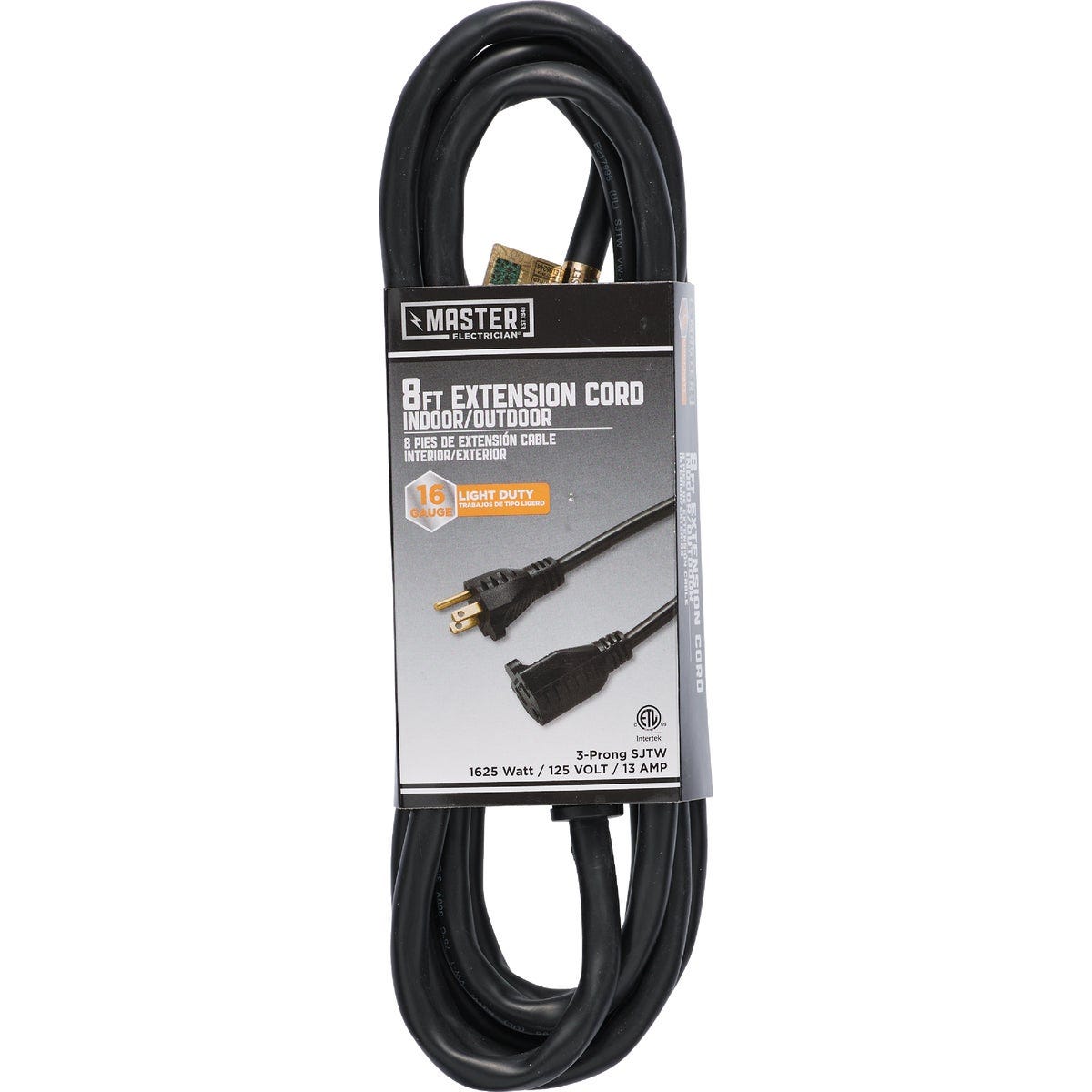 Master Electrician 8 Ft. 16/3 Abrasion Resistant Extension Cord Master Electrician 8 Ft. 16/3 Abrasion Resistant Extension Cord
