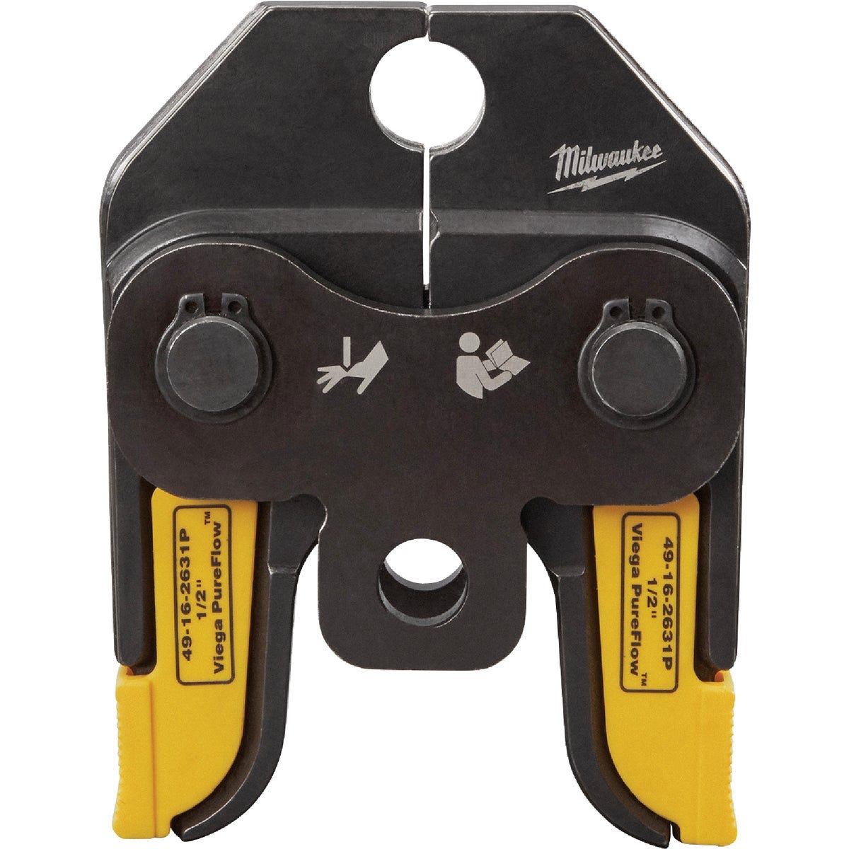 Milwaukee M18 1/2 In. Viega PureFlow Jaw for M18 Short Throw Press Tool Milwaukee M18 1/2 In. Viega PureFlow Jaw for M18 Short Throw Press Tool